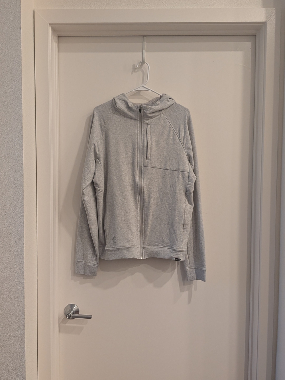 Cariloha Men's Comfort Zip Hoodie - Light Heather Gray Large
